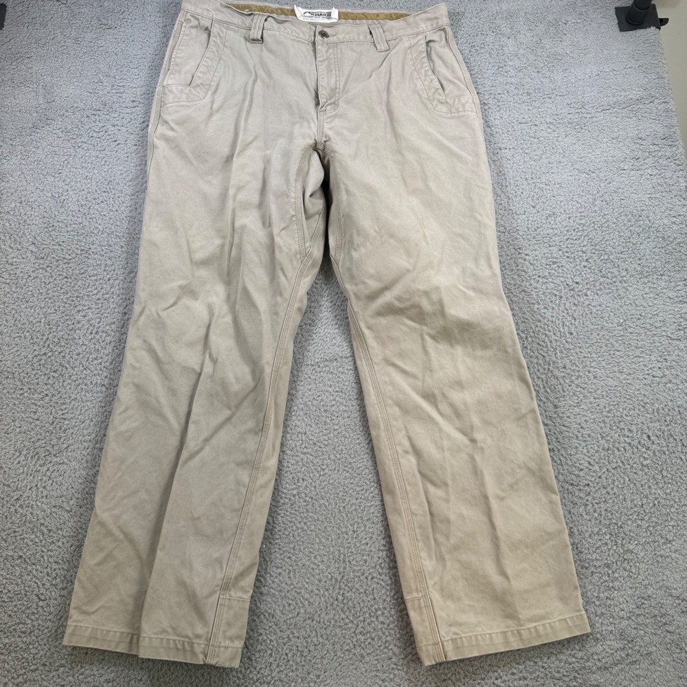 Mountain Khakis Relaxed Fit Mens 38x31 Khaki Tan Cotton Canvas‎ Outdoor Pants